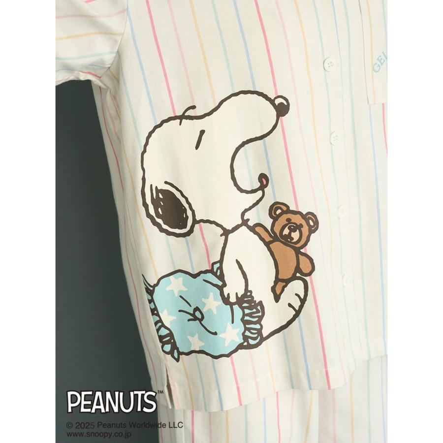 gelato pique ジェラートピケ PEANUTS オリジナルアート レインボー