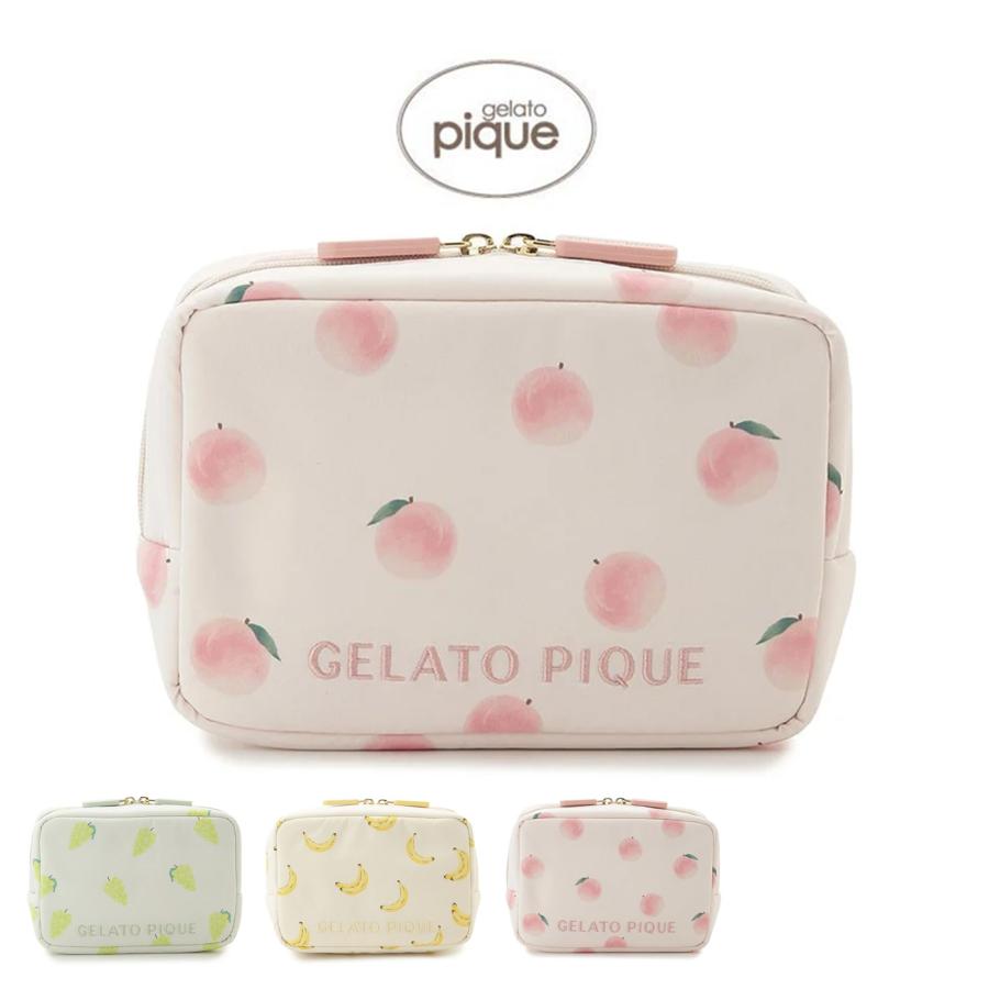 gelato pique ジェラートピケ フルーツ総柄ポーチ pwgb252666