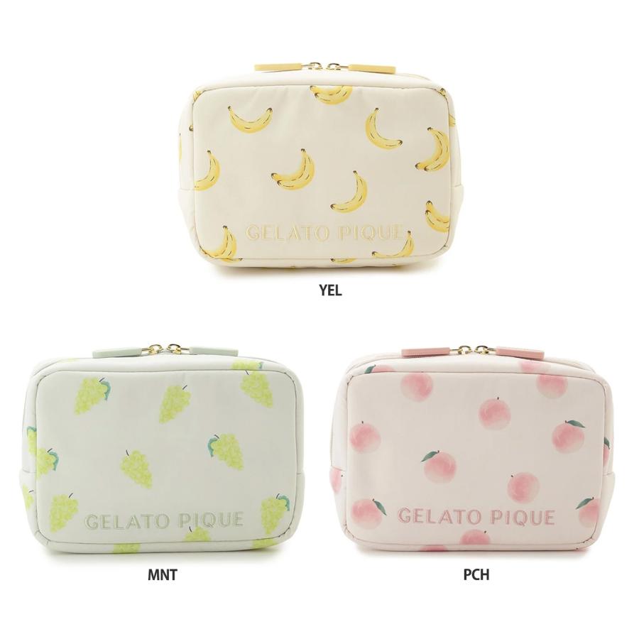 gelato pique ジェラートピケ フルーツ総柄ポーチ pwgb252666