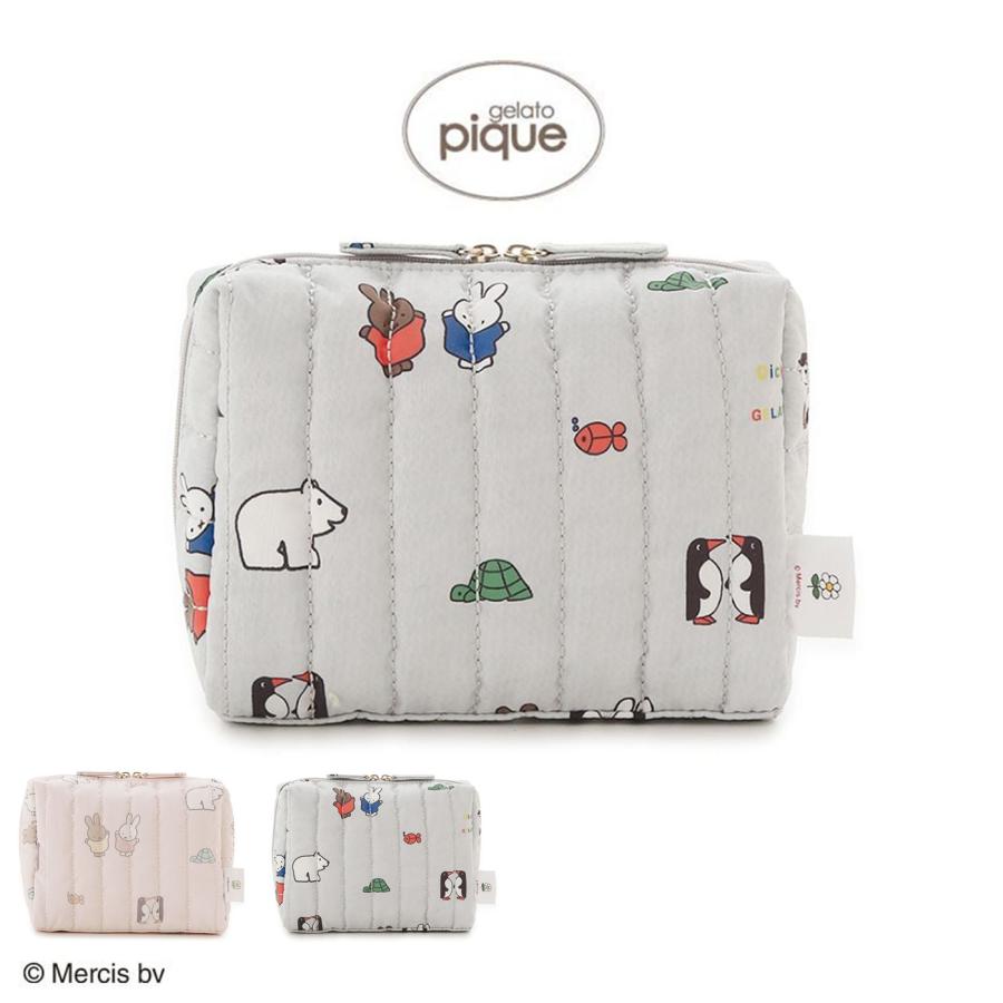 ダッフィー　ジェラートピケ　ジェラピケ　総柄ポーチ　新品　♡ かわいすぎる♡お迎えを決めてたダッフィーのポーチ ジェラート