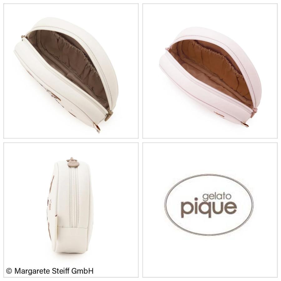 gelato pique（ジェラートピケ） SALE20%OFF Steiff 総柄ポーチ