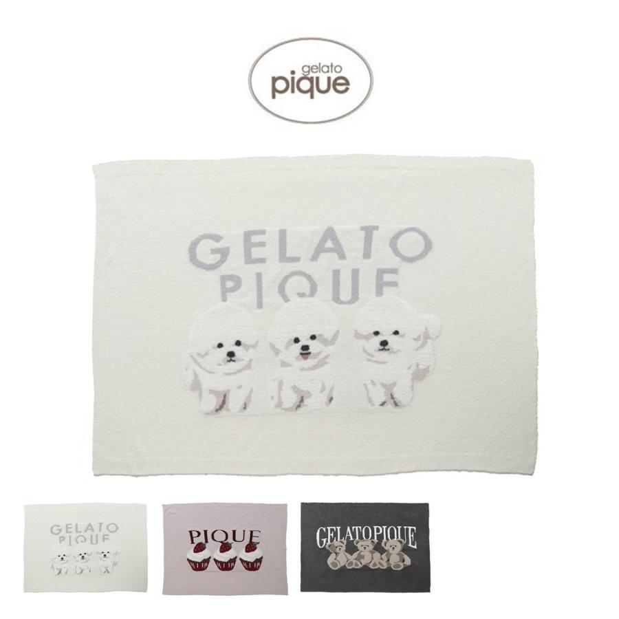 gelato pique（ジェラートピケ） モチーフジャガードブランケット