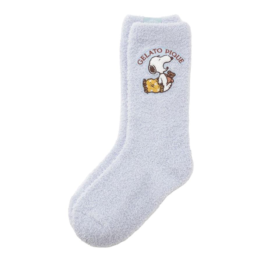 【美品】ジェラートピケ スヌーピー 上下セット + ルームソックス 3点セット 美品】ジェラートピケ スヌーピー 上下セット + ルームソックス 3点