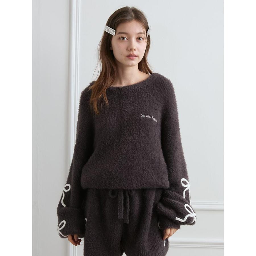 【即完売品】gelato piqueジェラピケ リボンルームウェアセットアップ gelato pique パジャマ ルームウェア 「ONLINE限定」リボン