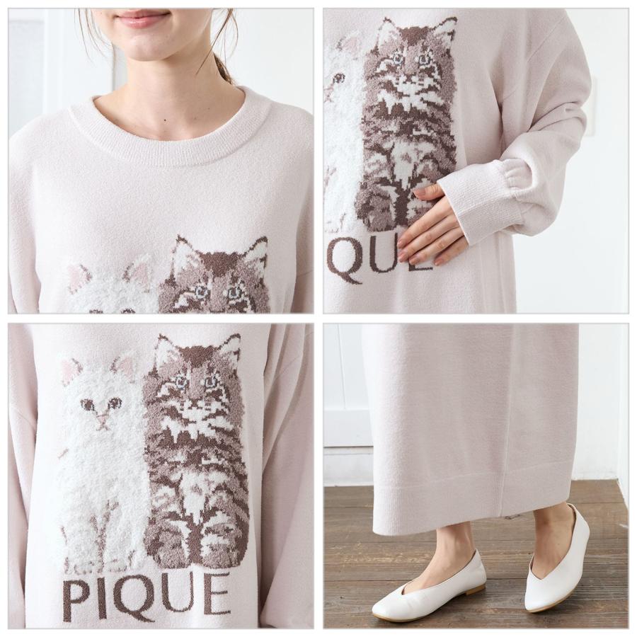 gelato pique ジェラートピケ ツインキャットジャガードワンピース