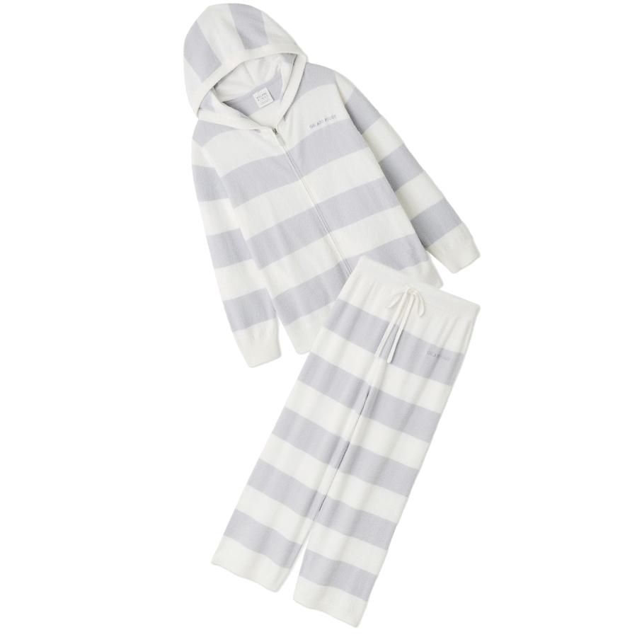 gelato pique（ジェラートピケ） スムーズィー2ボーダーパーカー