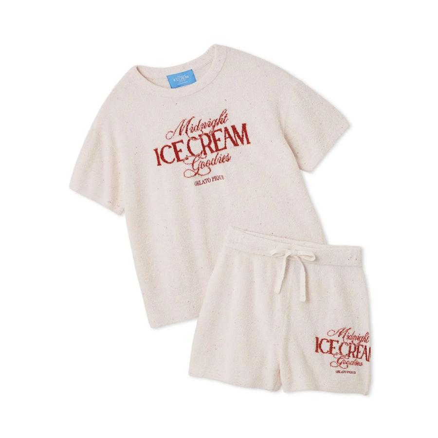 ジェラピケ　未使用品✨　セットアップ 未使用 タグ付き ジェラピケ 接触冷感 セットアップ ゆるっ