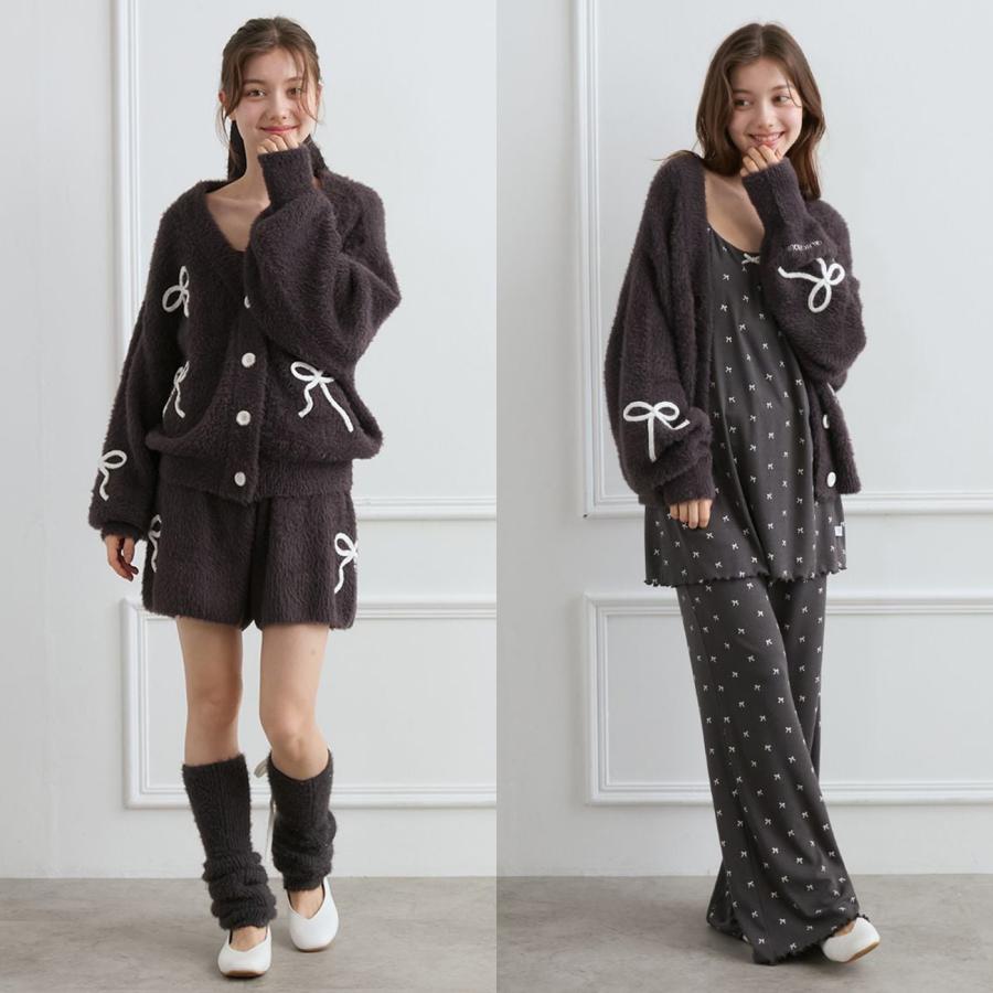 新品 ジェラートピケHALLOWEENリボンフェザーカーディガン・ショートパンツ gelato pique ジェラートピケ HALLOWEEN リボンフェザー