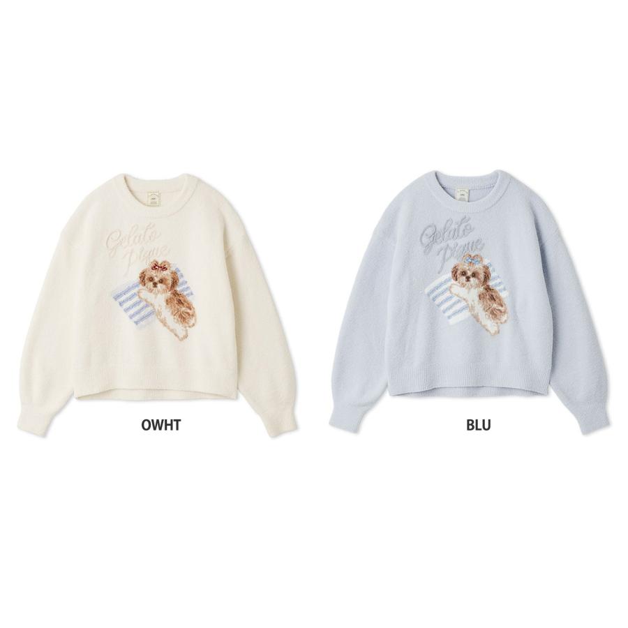 gelato pique（ジェラートピケ） シーズージャガードプルオーバー