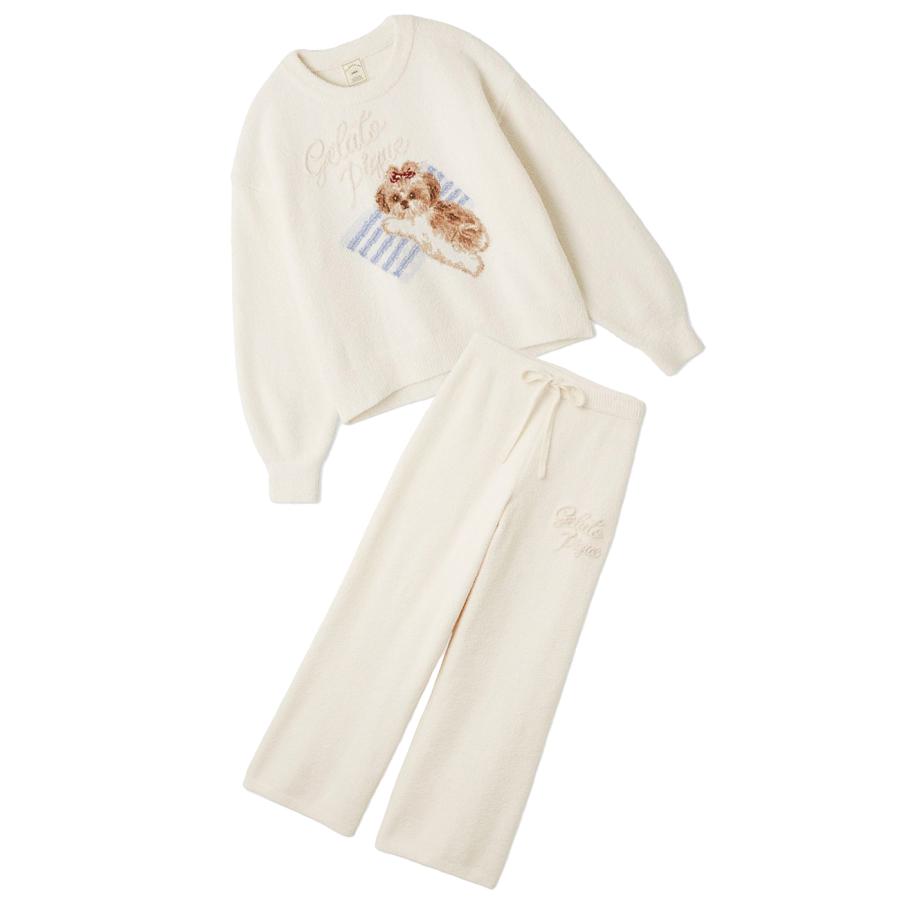 gelato pique（ジェラートピケ） シーズージャガードプルオーバー&ベビ