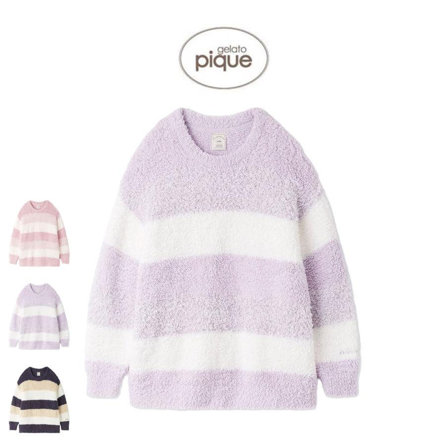 gelato pique（ジェラートピケ） ジェラート3ボーダープルオーバー