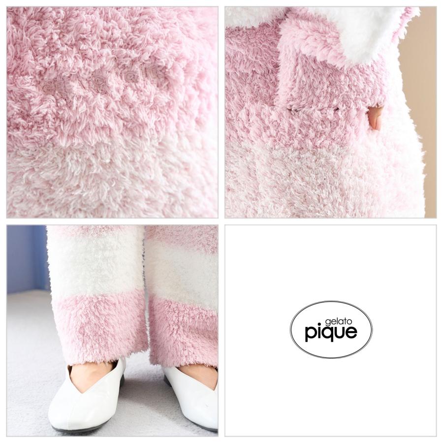 gelato pique ジェラートピケ ジェラート3ボーダープルオーバー&ロング