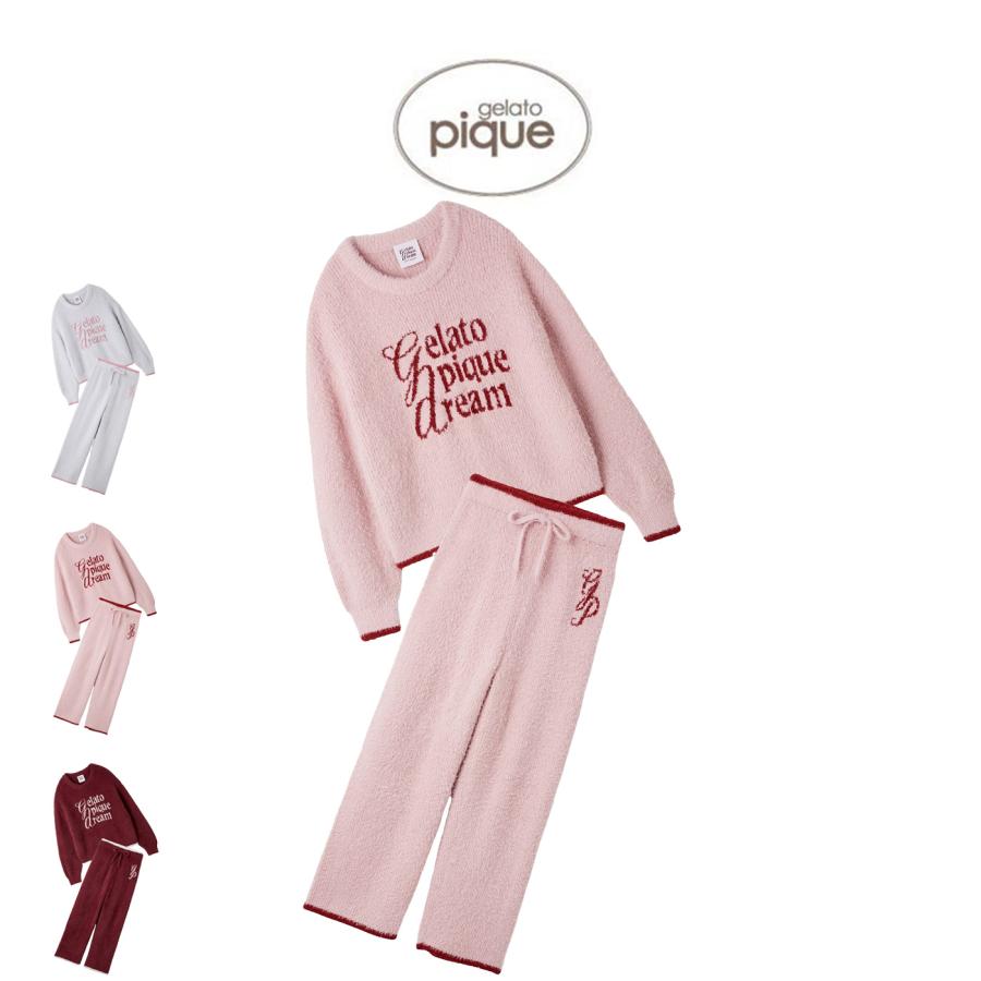 gelato pique（ジェラートピケ） ラメフェザープルオーバー&ロング