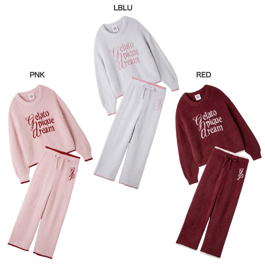 gelato pique（ジェラートピケ） ラメフェザープルオーバー&ロング