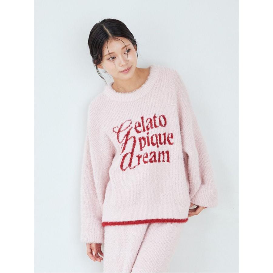 gelato pique（ジェラートピケ） ラメフェザープルオーバー&ロング