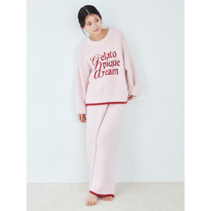 gelato pique（ジェラートピケ） ラメフェザープルオーバー&ロング