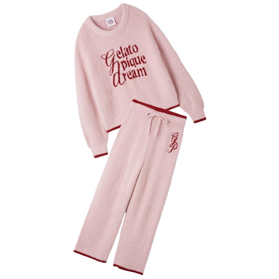 gelato pique（ジェラートピケ） ラメフェザープルオーバー&ロング