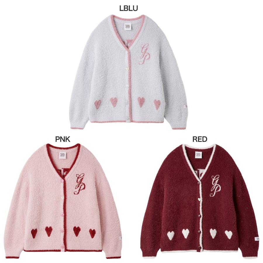 gelato pique（ジェラートピケ） ラメフェザーカーディガン pwnt255081