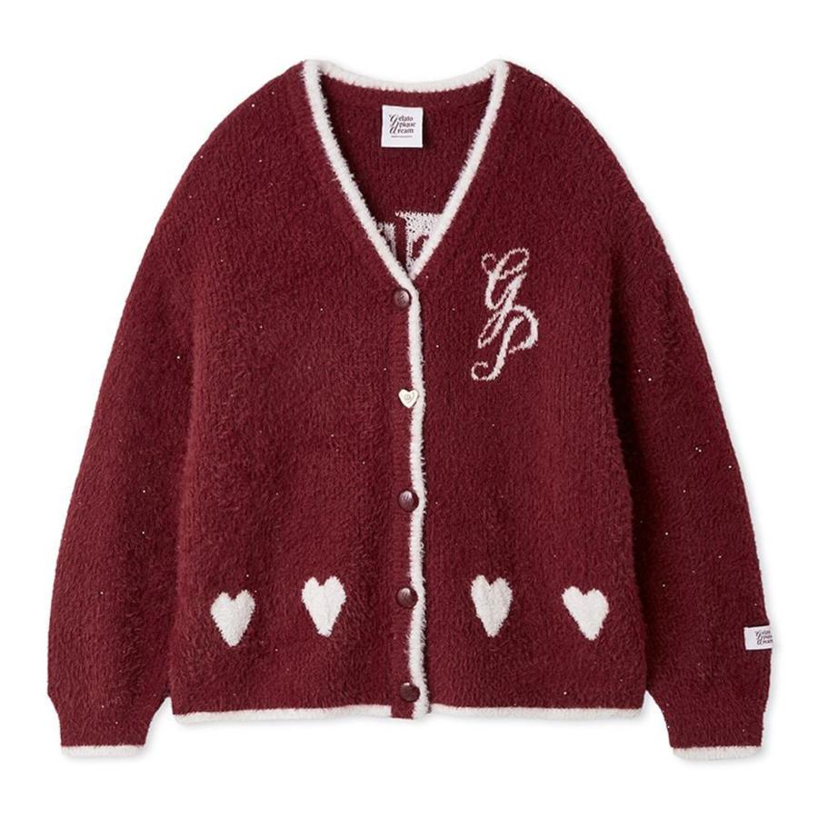 gelato pique（ジェラートピケ） ラメフェザーカーディガン pwnt255081