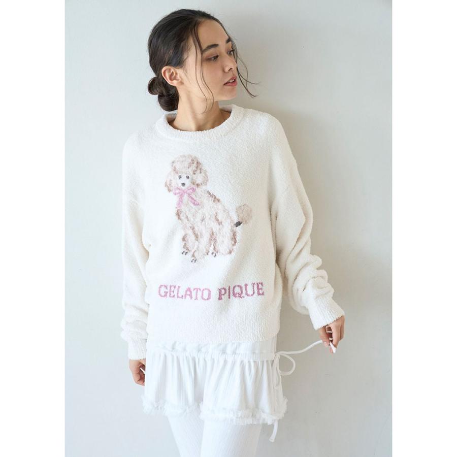 gelato pique（ジェラートピケ） プードルジャガードプルオーバー