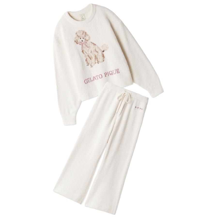 gelato pique（ジェラートピケ） プードルジャガードプルオーバー