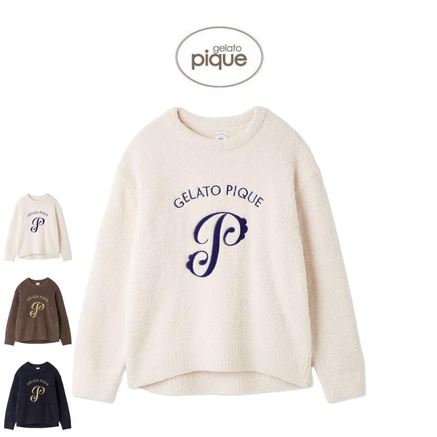 gelato pique（ジェラートピケ） パウダーエンブレムモチーフプル
