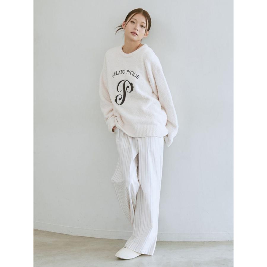 gelato pique（ジェラートピケ） パウダーエンブレムモチーフプル