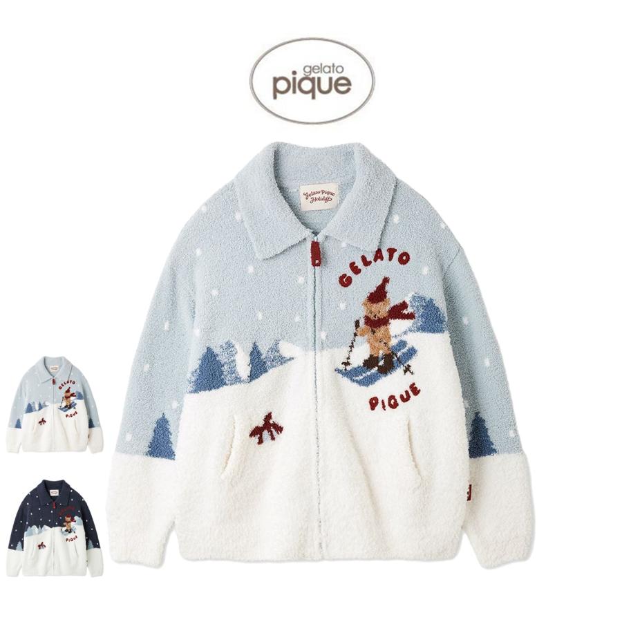 gelato pique（ジェラートピケ） HOLIDAY スキーベアジャガード