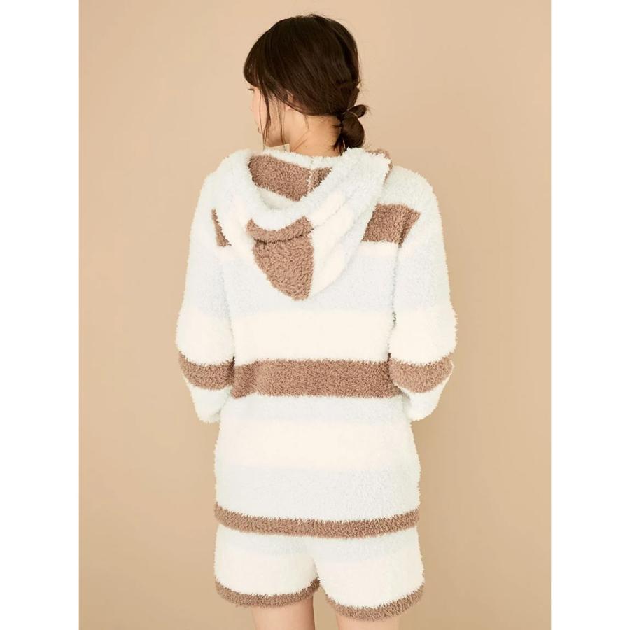 ジェラピケ　ルームウェア　ボーダー　未使用　新品 gelato pique（ジェラートピケ） ジェラートランダムボーダーパーカー