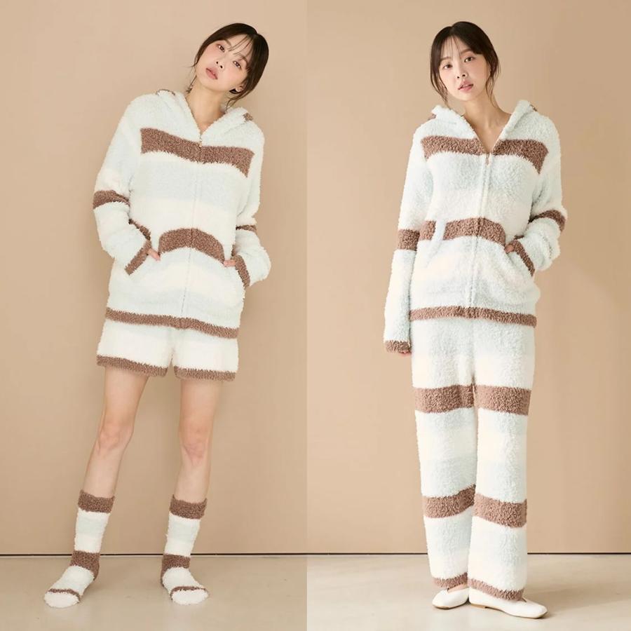 gelato pique（ジェラートピケ） ジェラートランダムボーダーパーカー