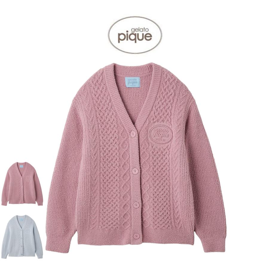gelato pique（ジェラートピケ） Valentine アランカーディガン