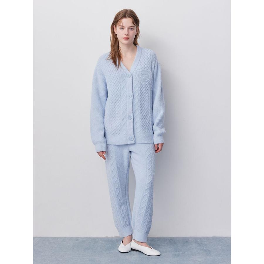 gelato piqueジェラートピケハートアランカーディガン パジャマセット gelato pique（ジェラートピケ）の「【ONLINE限定】スフレハートアラン