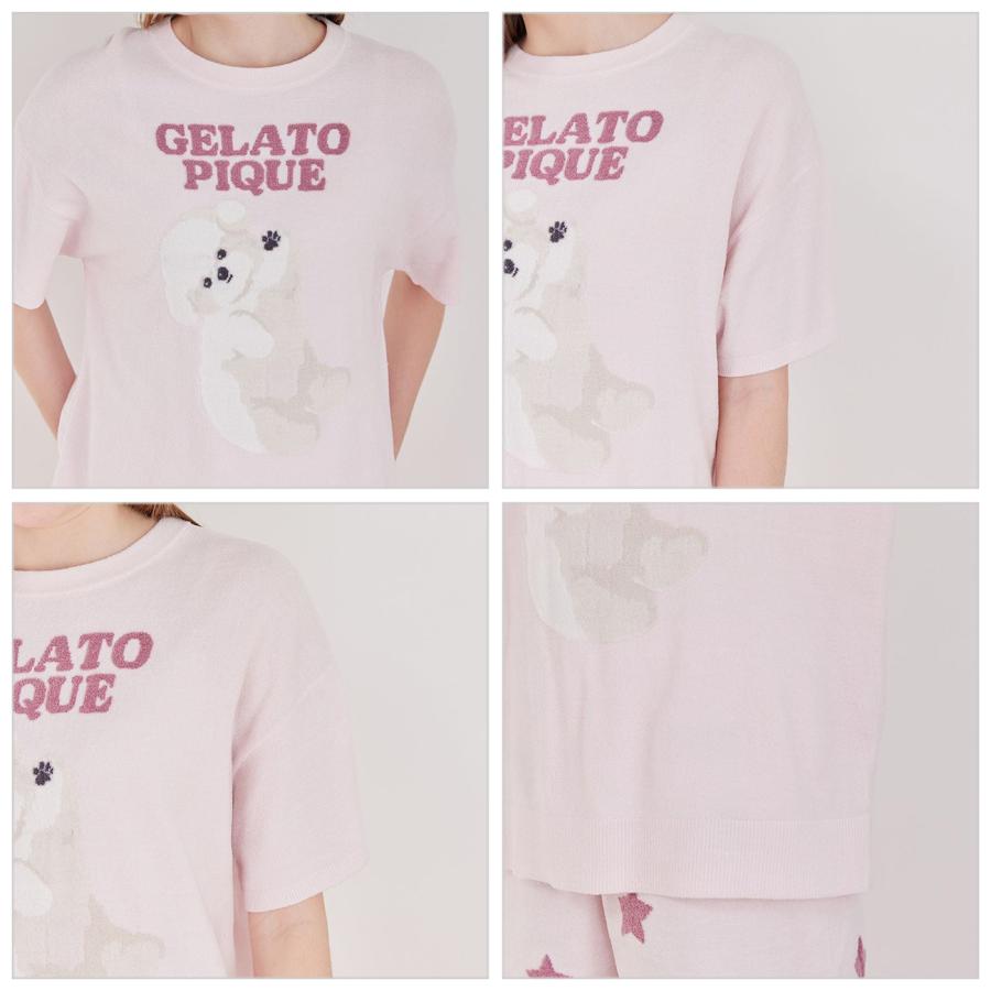 gelato pique（ジェラートピケ） ドッグジャガードプルオーバー