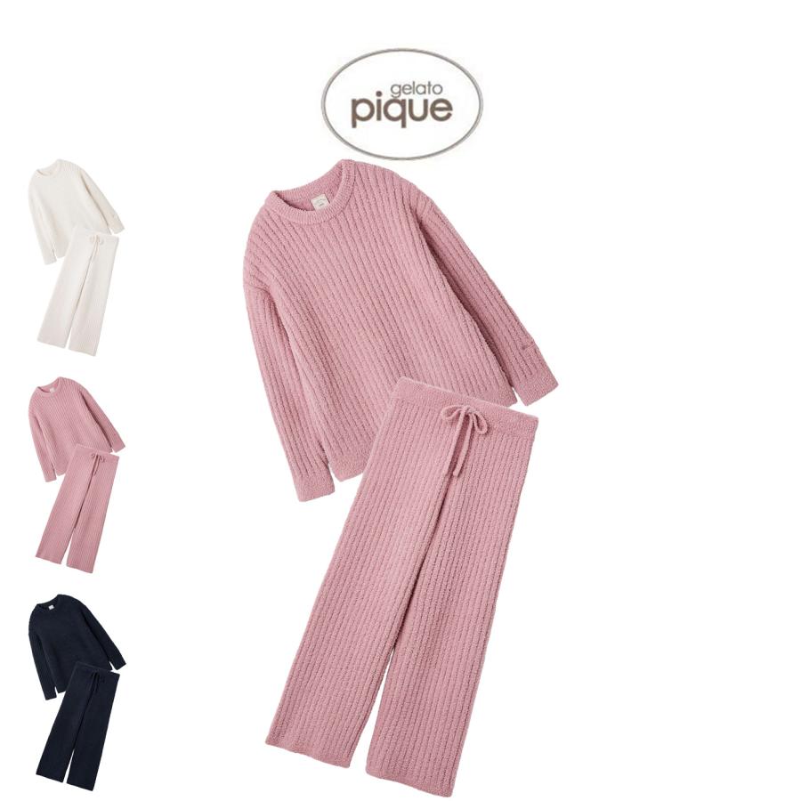 gelato pique（ジェラートピケ） パウダーリブプルオーバー&ロング