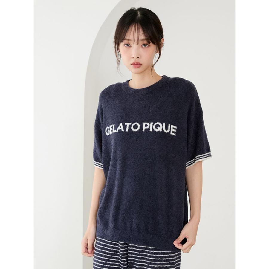 pique I'm Sleepy プルオーバー&ロングパンツ gelato pique（ジェラートピケ）の「【HOMME】パウダースリーピーロゴ