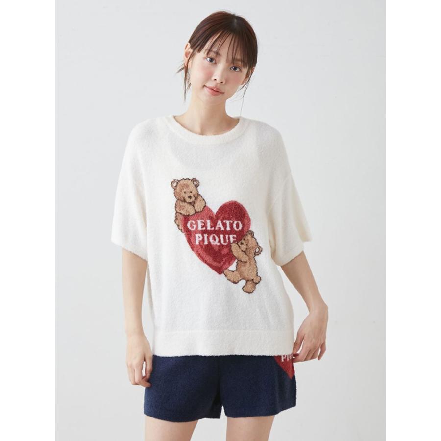 gelato pique（ジェラートピケ） 接触冷感 スムーズィーBEAR HEART