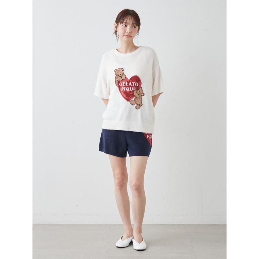 gelato pique（ジェラートピケ） 接触冷感 スムーズィーBEAR HEART