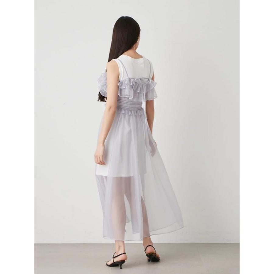 SNIDEL SALE40%OFF シアーレイヤードカットミニワンピース SNIDEL SALE40%OFF シアーレイヤードカットミニワンピース
