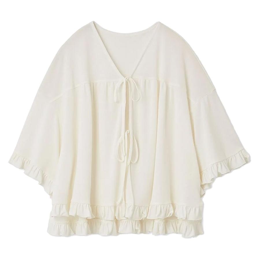 SNIDEL SALE40%OFF スナイデル ボリュームフリルカットブラウス