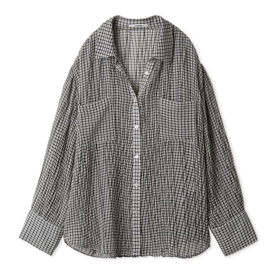 SNIDEL SALE50%OFF スナイデル シアープリーツシャツ swfb252103