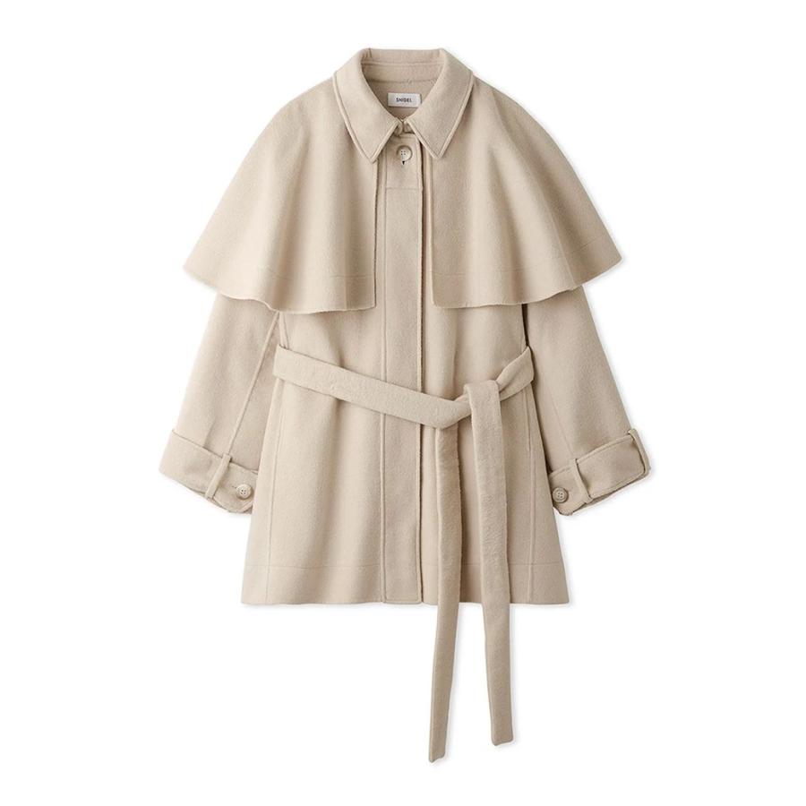 SALE40%OFF スナイデル リバーケープコート swfc245045 アウター レディース フレアケープ ウエストベルト付き  SNIDEL | SNIDEL | 09