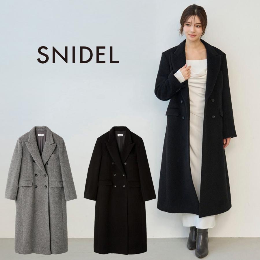 【SALE✨】 SNIDEL ロングコート チェスターコート ウールコート SNIDEL（スナイデル） コート チェスターコート ウールカシミヤ