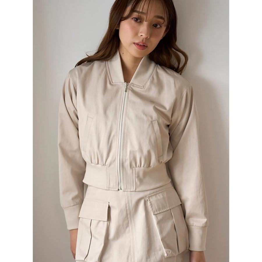 SALE50%OFF スナイデル コンパクトMA-1 swfj251115 レディース アウター ジャケット ロゴ刺繍 短丈 SNIDEL | SNIDEL | 04