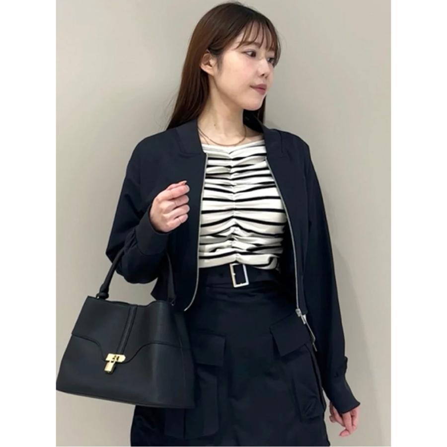 SALE50%OFF スナイデル コンパクトMA-1 swfj251115 レディース アウター ジャケット ロゴ刺繍 短丈 SNIDEL | SNIDEL | 08