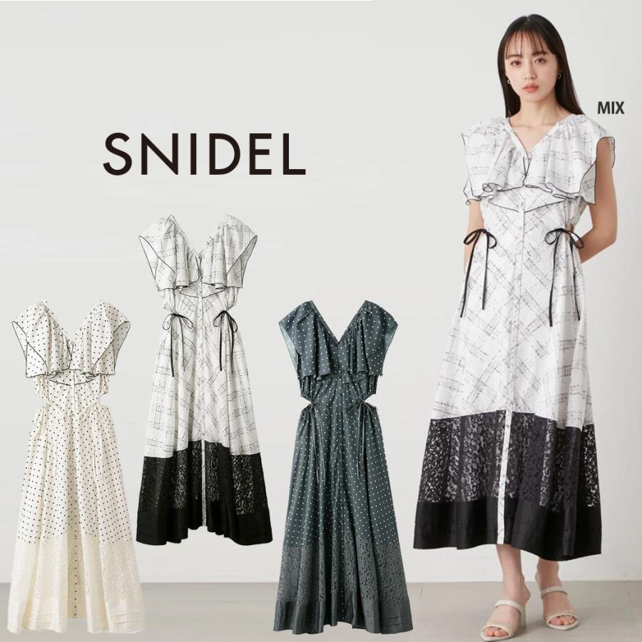 SNIDEL SALE40%OFF スナイデル プリントラッフルカラー SNIDEL SALE40%OFF スナイデル プリントラッフルカラー