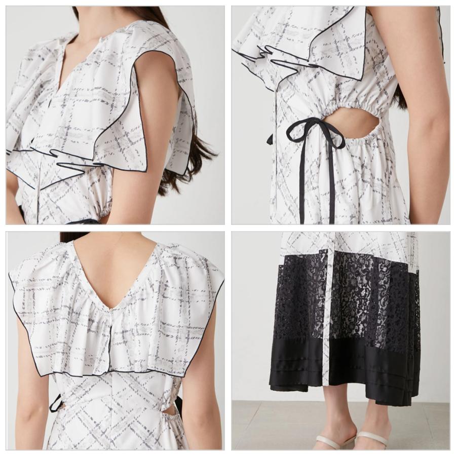 SNIDEL SALE40%OFF スナイデル プリントラッフルカラー SNIDEL SALE40%OFF スナイデル プリントラッフルカラー