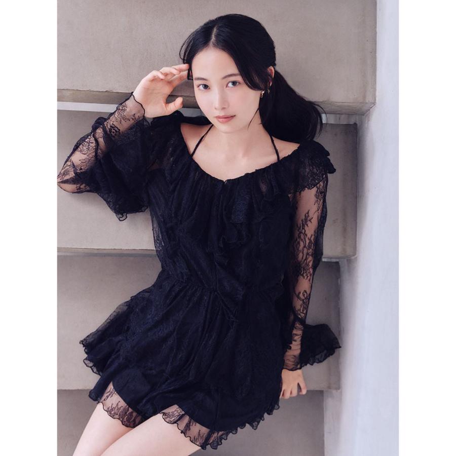 SNIDEL（スナイデル） SALE50%OFF シフォンフリルミニコンビワンピース