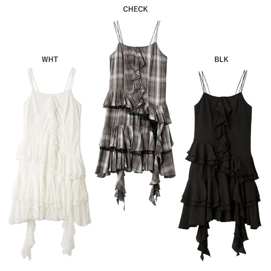 SNIDEL（スナイデル） SALE50%OFF ラッフルバリエキャミミニワンピース