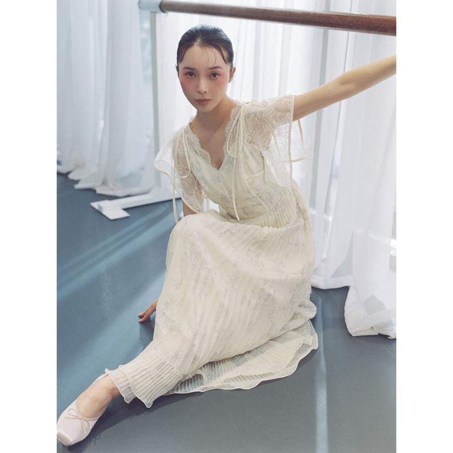 SNIDEL（スナイデル） Chacott コラボフラワーレースワンピース 