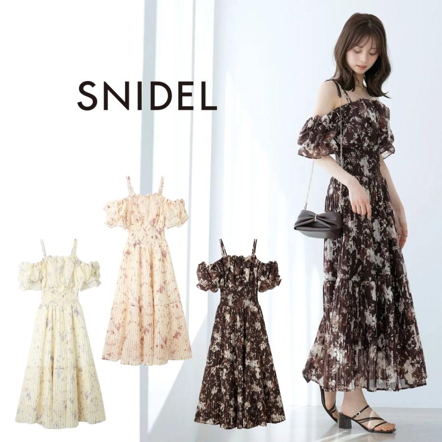 SNIDEL（スナイデル） SNIDEL Sustainableオフショルギャザー